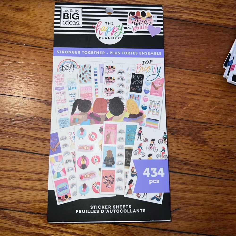 Stronger together happy planner sticker book